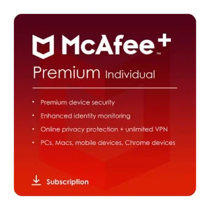 McAfee+ Premium Individual - 1-Year / Unlimited Devices - USA